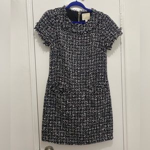 Sail To Sable tweed short sleeve woman’s shift dress size 6